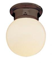 Trans Globe 3606 ROB - 1LT FLUSH- 6"" GLOBE- OPAL